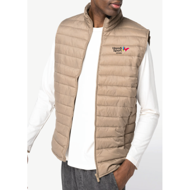 Bodywarmer écoresponsable léger